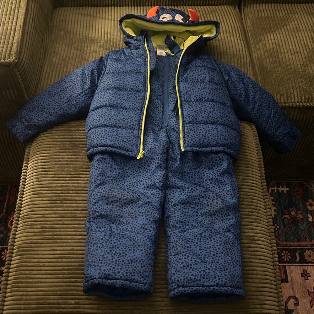Carter’s Blue Set for Winter/  Snow Overall and Jacket